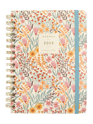 AGENDA 2026 MONIQUILLA E10 155X212MM SEMANA VISTA HORIZONTAL