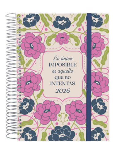 AGENDA 2026 TRENDY DESIGN E10 155X212MM DIA PAGINA IMPOSIBLE - Imagen 3