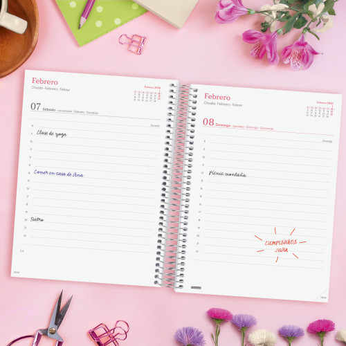 AGENDA 2026 TRENDY DESIGN E10 155X212MM DIA PAGINA IMPOSIBLE - Imagen 4