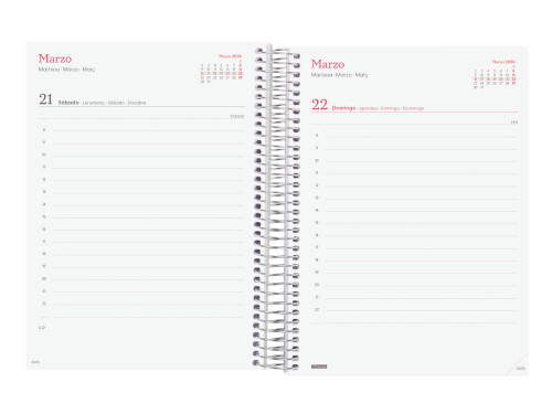 AGENDA 2026 TRENDY DESIGN E10 155X212MM DIA PAGINA IMPOSIBLE - Imagen 5