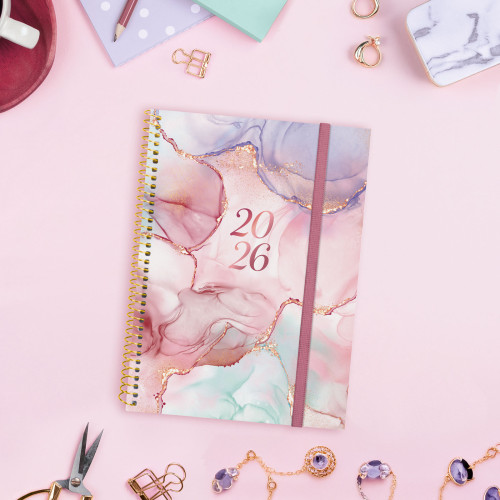 AGENDA 2026 TRENDY DESIGN E10 155X212MM DIA PAGINA GOLDY - Imagen 2