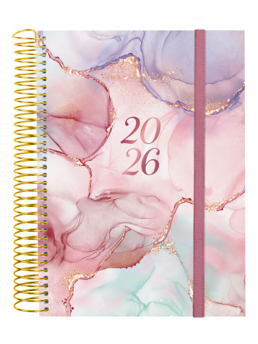 AGENDA 2026 TRENDY DESIGN E10 155X212MM DIA PAGINA GOLDY - Imagen 3