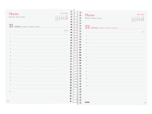 AGENDA 2026 TRENDY DESIGN E10 155X212MM DIA PAGINA AHORA - Imagen 5