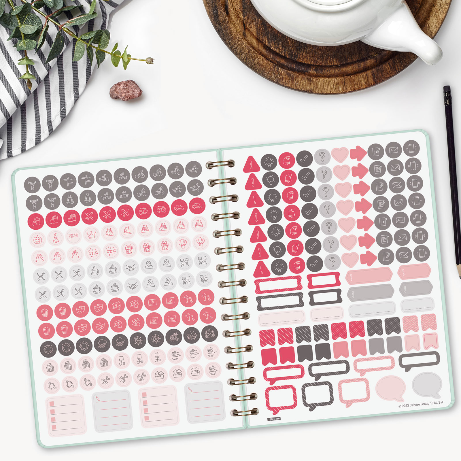 AGENDA 2026 TRENDY ALMA E10 155X212MM SEMANA VISTA HORIZONTA - Imagen 4