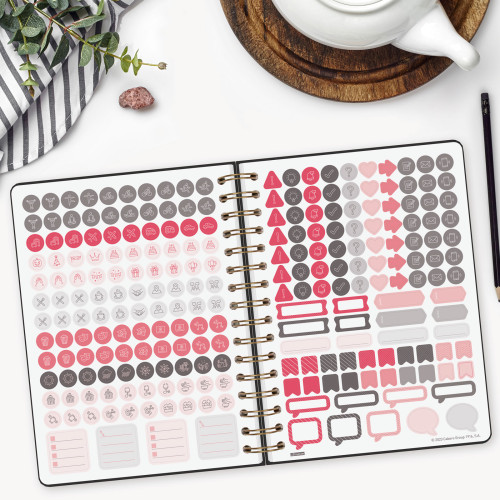 AGENDA 2026 TRENDY ALMA E10 155X212MM DIA PAGINA NEGRO FINOC - Imagen 4