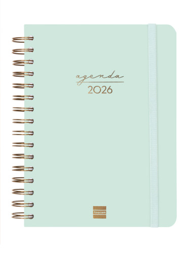 AGENDA 2026 TRENDY ALMA E10 155X212MM DIA PAGINA MENTA FINOC