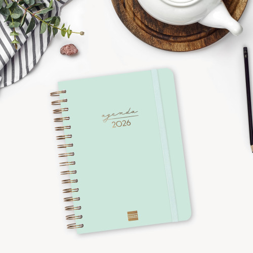 AGENDA 2026 TRENDY ALMA E10 155X212MM DIA PAGINA MENTA FINOC - Imagen 5