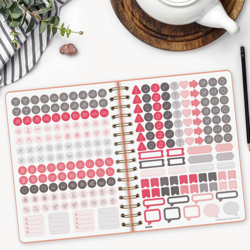 AGENDA 2026 TRENDY ALMA E10 155X212MM DIA PAGINA CORAL FINOC - Imagen 3