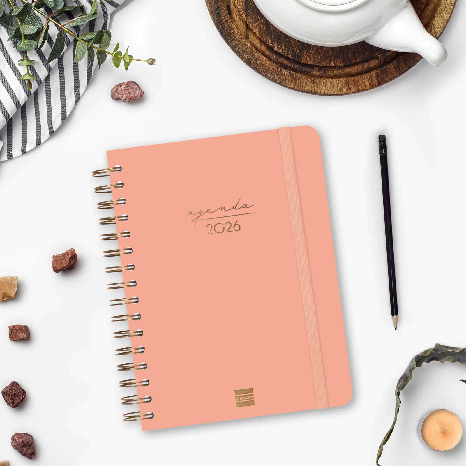 AGENDA 2026 TRENDY ALMA E10 155X212MM DIA PAGINA CORAL FINOC - Imagen 5