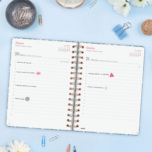 AGENDA 2026 YOU E10 155X212MM DIA PAGINA COTTON FINOCAM - Imagen 3