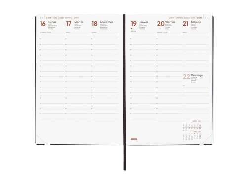AGENDA 2026 DYNAMIC MARA Y10 140X204MM SEMANA VISTA VERTICAL - Imagen 5