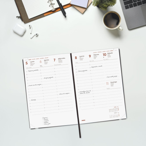 AGENDA 2026 DYNAMIC MARA Y10 140X204MM SEMANA VISTA VERTICAL - Imagen 3