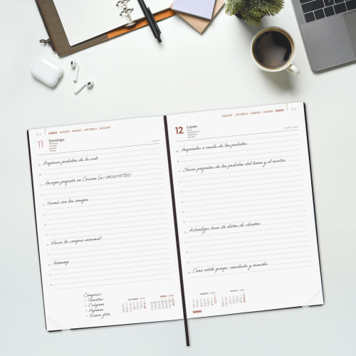 AGENDA 2026 DYNAMIC MARA Y11 164X240MM DIA PAGINA AZUL FINOC - Imagen 3