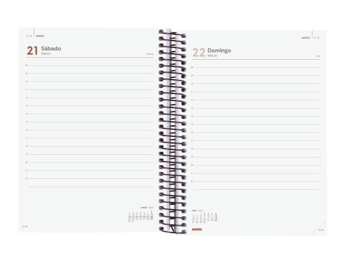 AGENDA 2026 BASIC OPAQUE E10 155X212MM DIA PAGINA NARANJA - Imagen 5