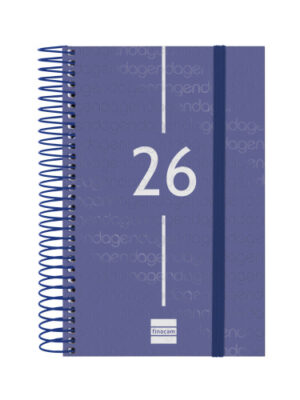AGENDA 2026 BASIC YEAR E5 117X181MM DIA PAGINA AZUL FINOCAM