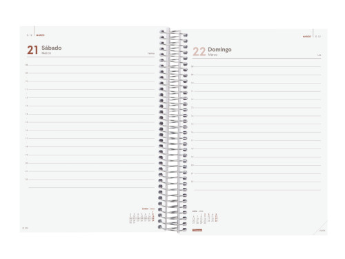 AGENDA 2026 BASIC YEAR E10 155X212MM DIA PAGINA ROJO FINOCAM - Imagen 5