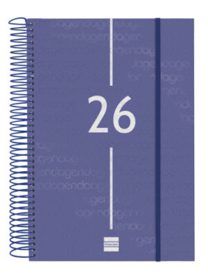 AGENDA 2026 BASIC YEAR E11 165X242MM DIA PAGINA AZUL FINOCAM