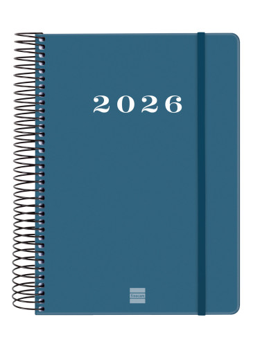 AGENDA 2026 BASIC MY E10 155X212MM DIA PAGINA AZUL FINOCAM