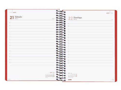 AGENDA 2026 BASIC MY E10 155X212MM DIA PAGINA ROJO FINOCAM - Imagen 5