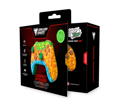 Dragonshock PopTop Compact Multicolor Bluetooth Gamepad - Imagen 7