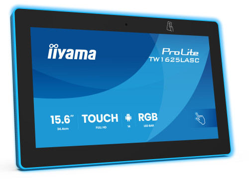 IIYAMA 15,6" RGB LED-LIGHTBAR PANEL-PC ANDROID 14+GMS, SOC