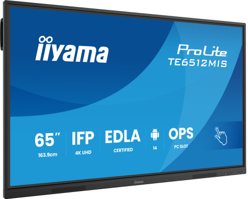 MONITOR INTERACTIVO IIYAMA 65" EDLA, ANDROID 14, 8/128GB - Imagen 2