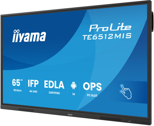 MONITOR INTERACTIVO IIYAMA 65" EDLA, ANDROID 14, 8/128GB - Imagen 4