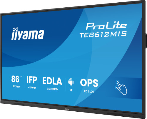 MONITOR INTERACTIVO IIYAMA 86" EDLA, ANDROID 14, 8/128GB - Imagen 4
