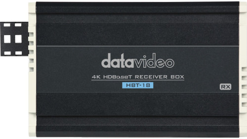 DataVideo HBT-18 extensor audio/video Receptor AV Negro - Imagen 2