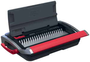 ENCUADERNADORA CANUTILLO CB15 COLOR NEGRO / PLATEADO GBC