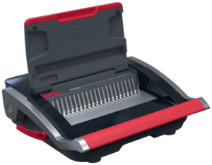 ENCUADERNADORA CANUTILLO CB25 COLOR NEGRO / PLATEADO GBC