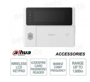 (DHI-ARK30C-RW2(868)) DAHUA ALARMAS TECLADO VIA RADIO CON
