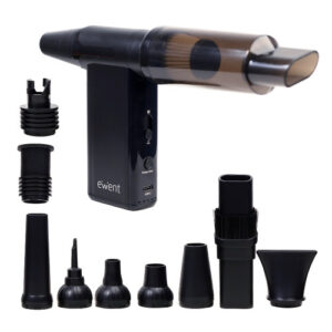 EWENT PISTOLA DE AIRE COMPRIMIDO 8 VELOCIDADES, ASPIRADOR