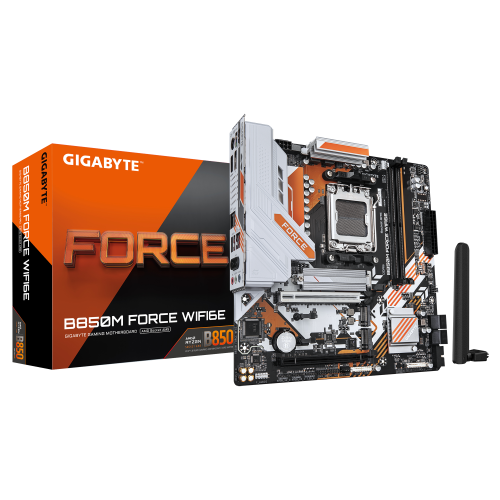 PLACA GIGABYTE B850M FORCE WF6E,AMD,AM5,B850,2DDR5,128GB - Imagen 2
