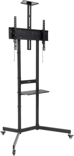 (P) TOOQ SOPORTE SUELO RUEDAS "NEFERTITI", 37-70", NEGRO