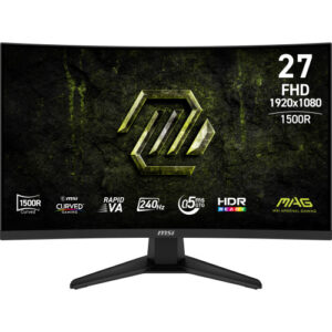 MSI MONITOR MAG 275CF X24. 27" RAPID VA CURVE 1500R. 1920x10