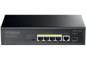 STRONG SWITCH 4 POE CON ENLACES ASCENDENTES 2 GIGABIT