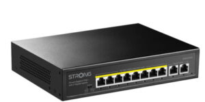 STRONG SWITCH 8 POE CON 2 ENLACES ASCENDENTES ETHERNET