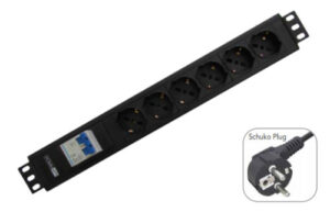 WP WPN-PDU-G02-12 base múltiple 2 m 12 salidas AC Negro