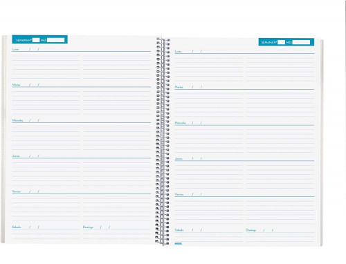 CUADERNO-AGENDA,2 CURSO DOCENTE 230X310 SEMANA PÁGINA ESPAÑO - Imagen 4