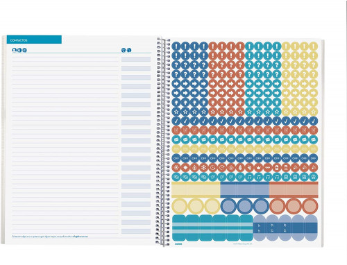 CUADERNO-AGENDA,2 CURSO DOCENTE 230X310 SEMANA PÁGINA ESPAÑO - Imagen 7