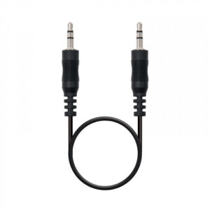 Nanocable 10.24.0105 cable de audio 5 m 3,5mm Negro