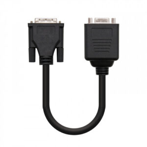 Nanocable 10.15.1950 adaptador de cable DVI 2x VGA Negro