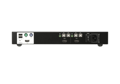 Aten CS1182H interruptor KVM Montaje en rack Negro - Imagen 3