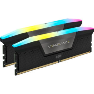 MEMORIA CORSAIR DDR5 64GB 2X32GB PC5200 VENGEANCE RGB CMH64G