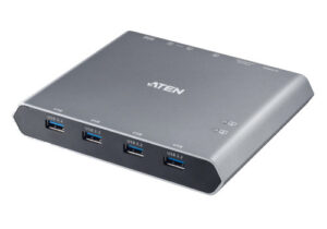 ATEN 2-PORT USB-C 4K DISPLAYPORT KVM DOCK SWITCH USB 3.2