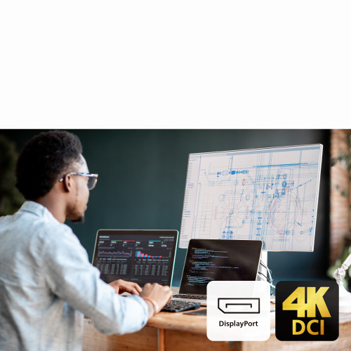 ATEN 2-PORT USB-C 4K DISPLAYPORT KVM DOCK SWITCH USB 3.2 - Imagen 5