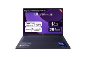 PORTATIL LG, 16", GRAM PRO 16Z90TS-G.AU99B, INTEL CORE ULTRA