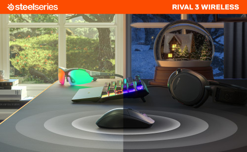 Steelseries Rival 3 Wireless ratón mano derecha RF inalámbri - Imagen 7