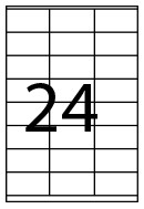 CAJA 100 HOJAS ETIQUETAS ADHESIVAS ILC BLANCA 70X37 FABRISA